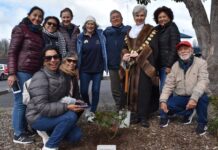 Friendship flourishes with flower planting