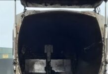 Truck fire sparks concern