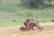 Slippery surface makes for exciting viewing