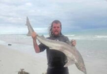 Anglers celebrate on the water