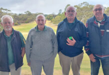 Veterans golf at Bordertown