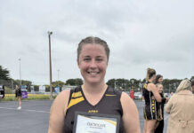 Maddie Bowd plays 50 games for Kongorong