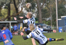 Inter breaks away in second half