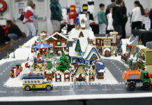 Students build brick-by-brick