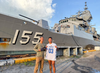 Chance family reunion in the Philippines for Mt Gambier sailor