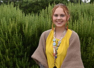 Brydie Lewis young citizen of the year