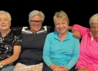 Pleasant conditions for golf