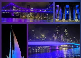 Landmarks light up for Feeding Tube Awareness Week