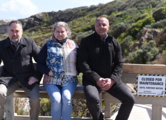 Beach repairs on note