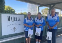 Mixed triples a big hit